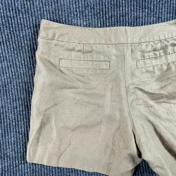 Banana Republic Shorts Womens 6 Brown Flat Front Pockets Ryan Fit 32x4 Beach - Picture 12 of 12
